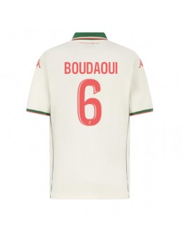OGC Nice Hicham Boudaoui #6 Replika Borta Kläder 2025-26 Kortärmad